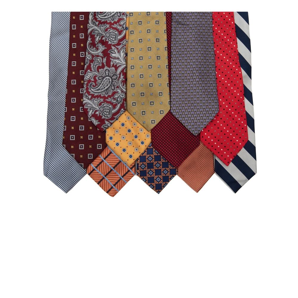 Jos. A. Bank Made In Italy Signature Collection 100% Silk Neck Ties Necktie Lot